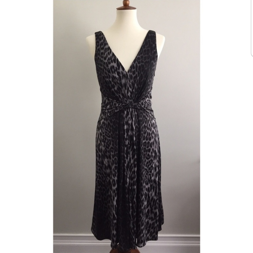 Elie tahari animal print Jersey dress